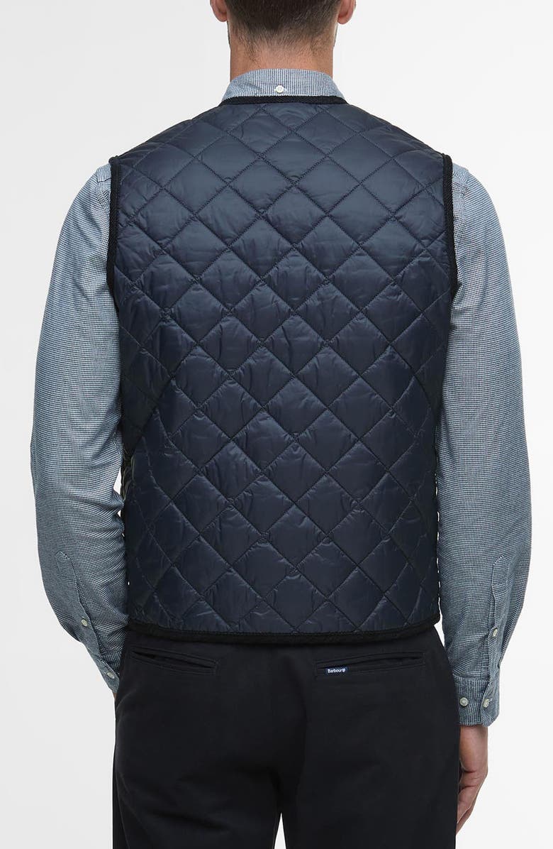 Barbour Modern Quilted Nylon Vest, Alternate, color, Navy