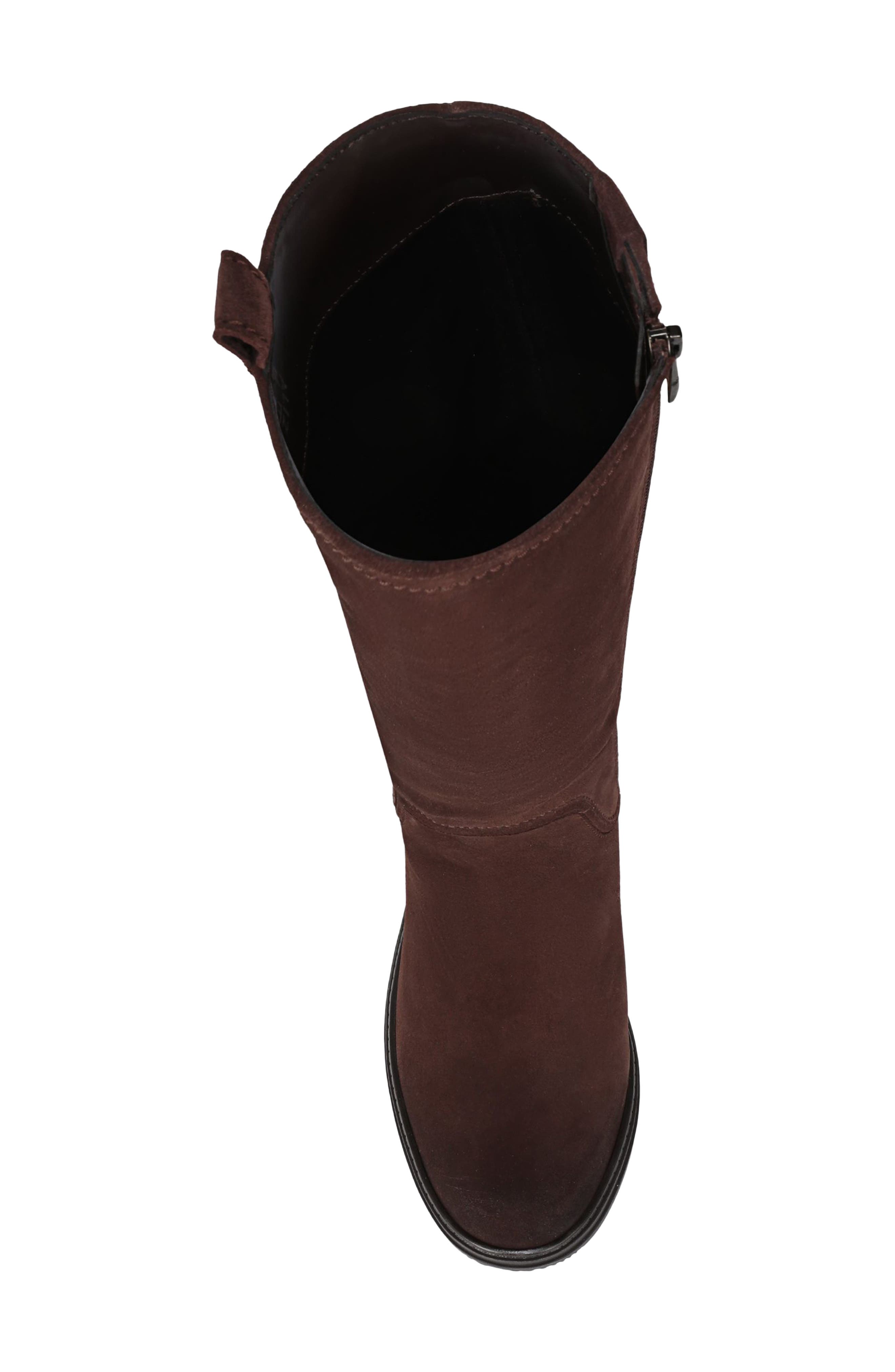 Olive Knee High Boot, Alternate, color, CHOCOLATE SUEDE