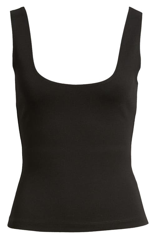 Artless Forever Inez Scoop Neck Tank In Black