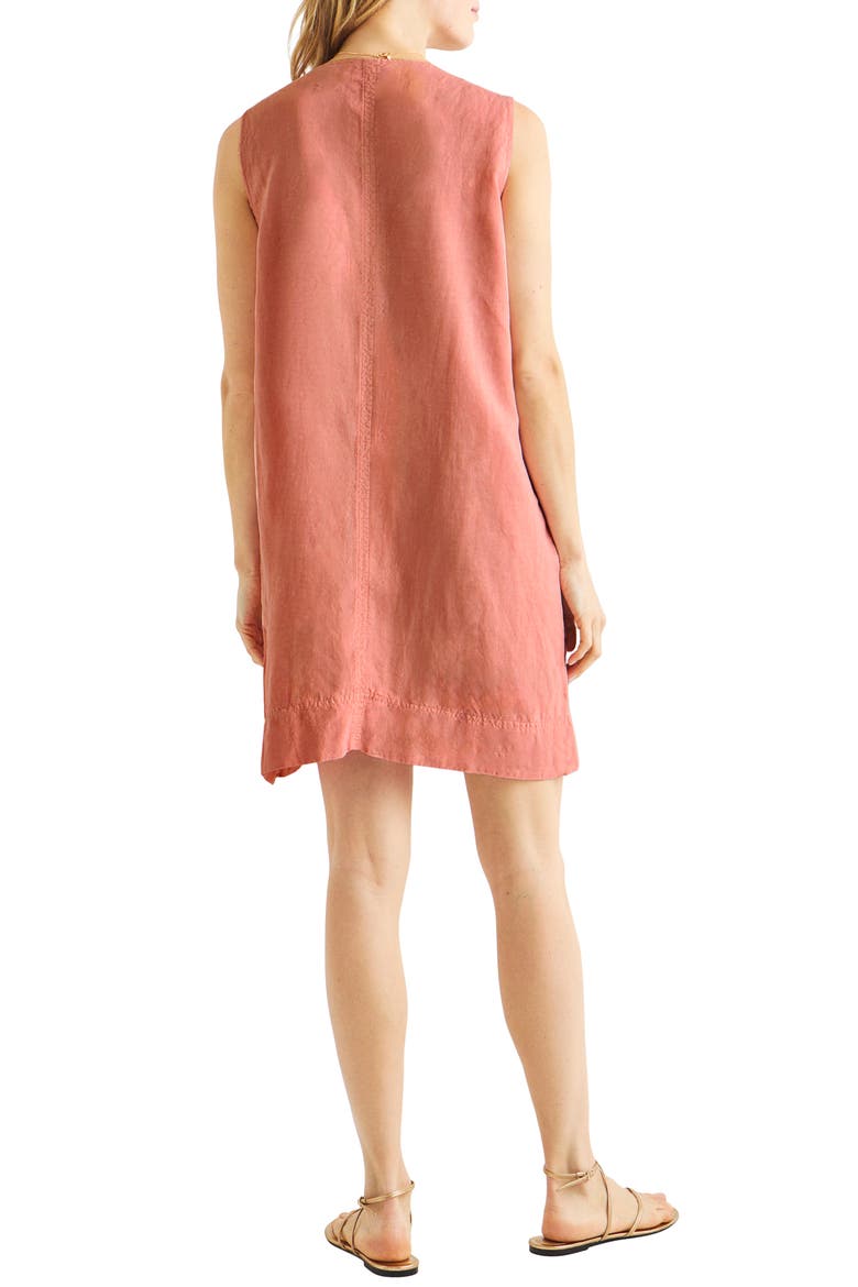 Dawson Linen Blend Minidress, Alternate, color, SUNSET