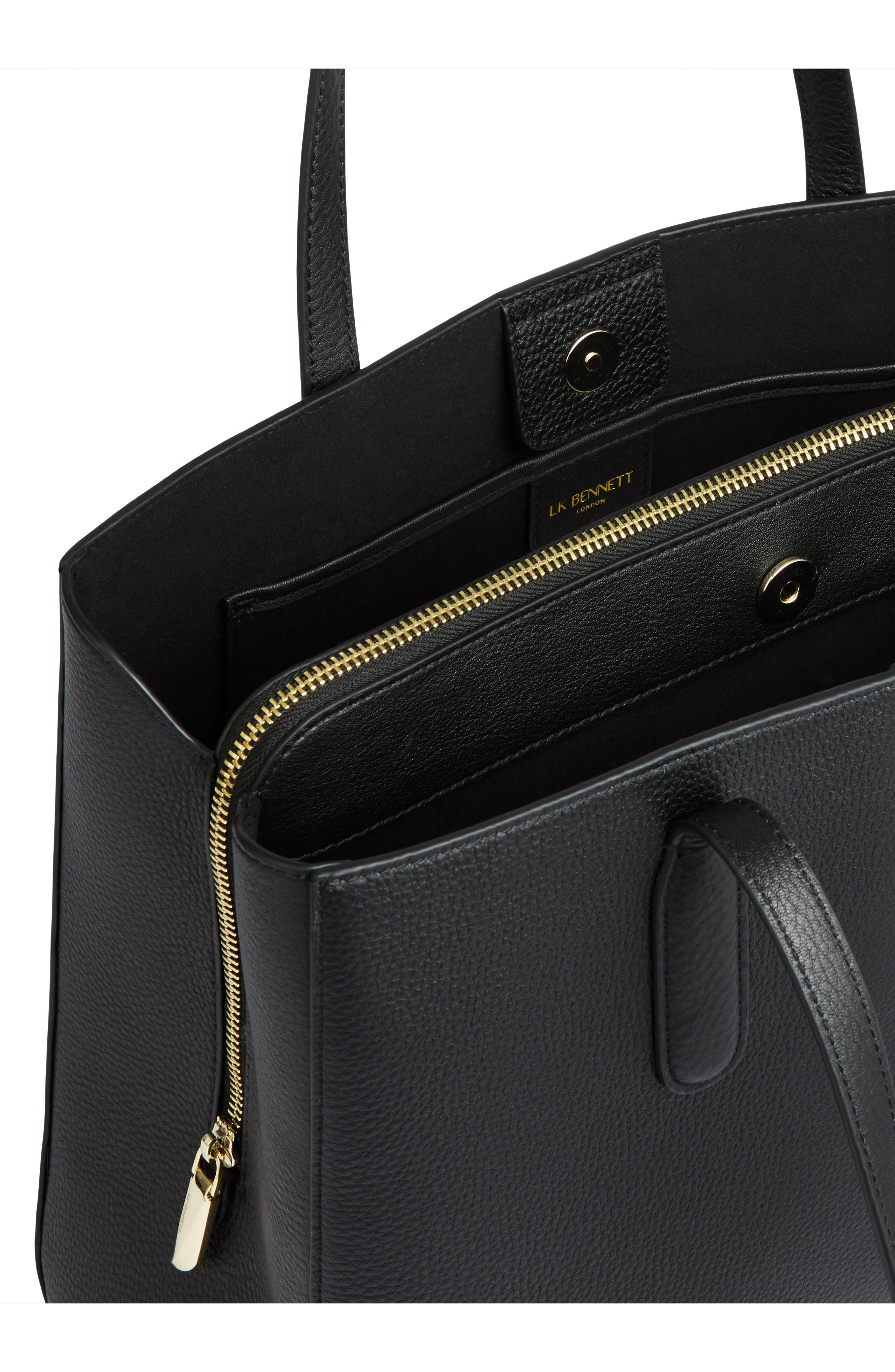 LK Bennett Olivia Oliod Leather Tote, Alternate, color, 