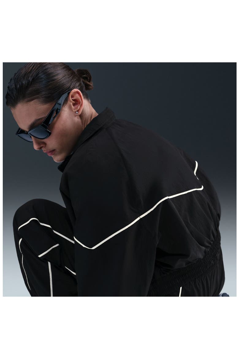 Sportswear Windrunner Water Repellent Jacket, Alternate, color, BLACK/ SAIL