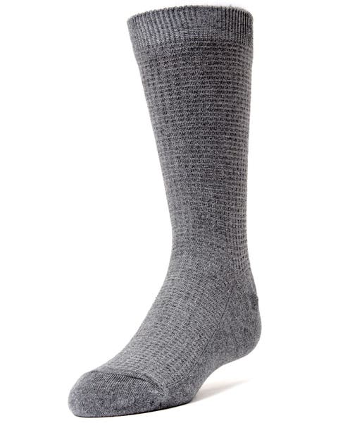 Diamond Textured Crew Socks (Big Kid)