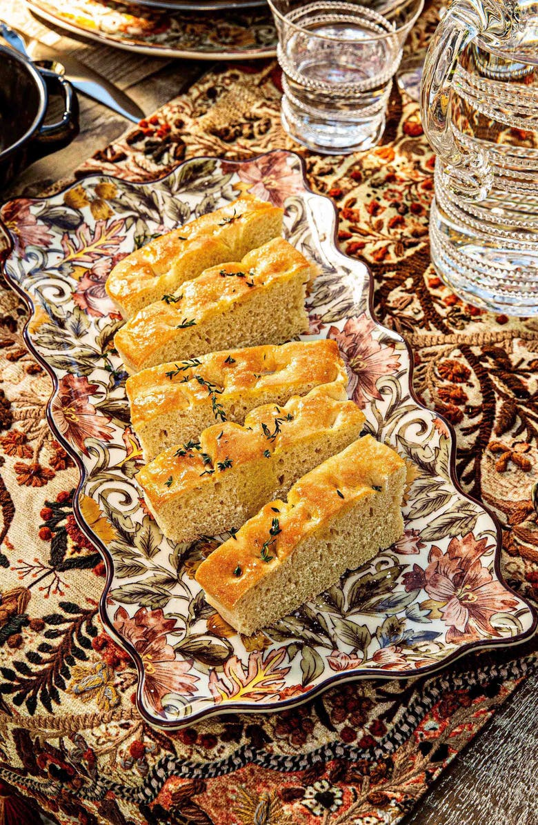 Juliska Willa Hostess Tray, Alternate, color, Amber