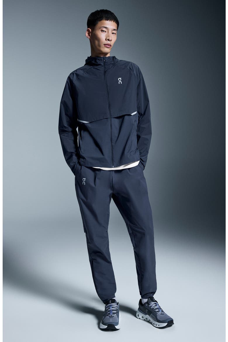 Core Hooded Packable Running Jacket, Alternate, color, MIDNIGHT