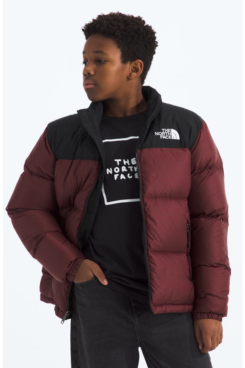 Kids' 1996 Retro Nuptse® Packable 700 Fill Power Down Jacket, Main, color, SUMAC