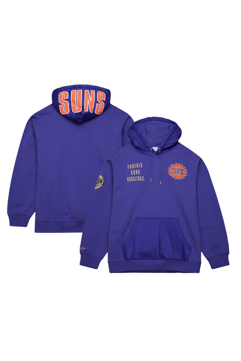 Men's Mitchell & Ness Purple Phoenix Suns  Team OG 2.0 Vintage Logo Fleece Pullover Hoodie, Main, color, Purple