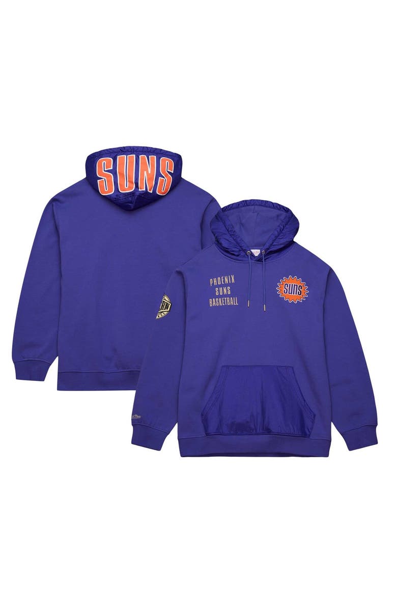 Mitchell & Ness Men's Mitchell & Ness Purple Phoenix Suns  Team OG 2.0 Vintage Logo Fleece Pullover Hoodie, Main, color, Purple