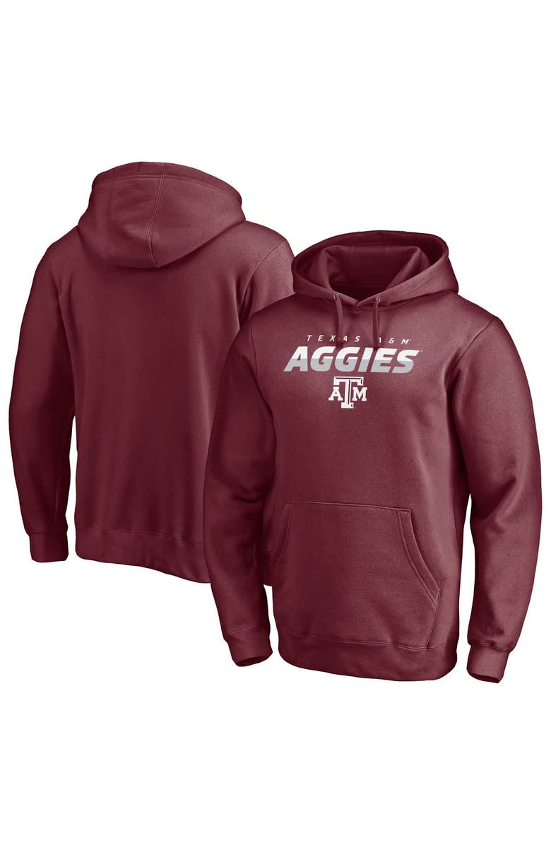 FANATICS Men's Fanatics  Maroon Texas A&M Aggies Block Party Elevate Play Fleece Pullover Hoodie, Main, color, Maroon