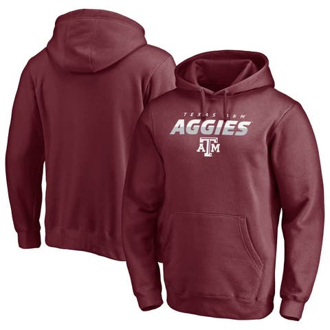 Men's Fanatics  Maroon Texas A&M Aggies Block Party Elevate Play Fleece Pullover Hoodie