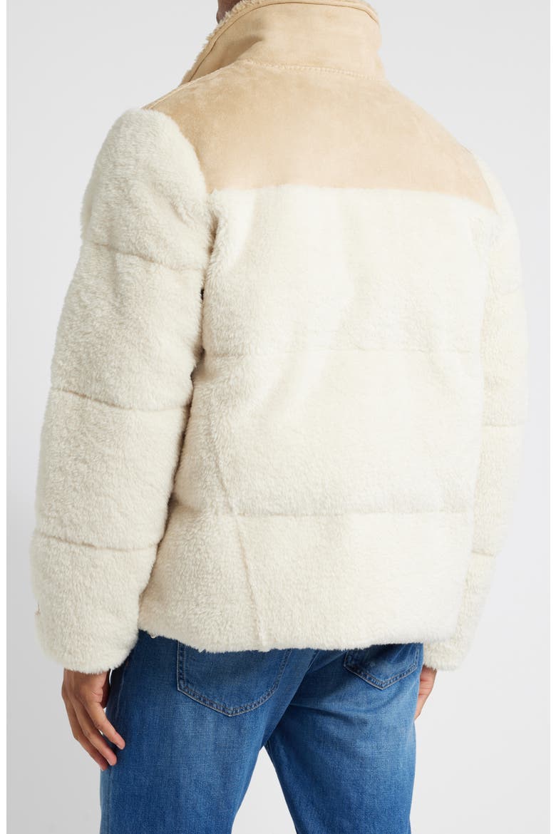 Emette UGGfluff Puffer Jacket, Alternate, color, NATURAL / SAND