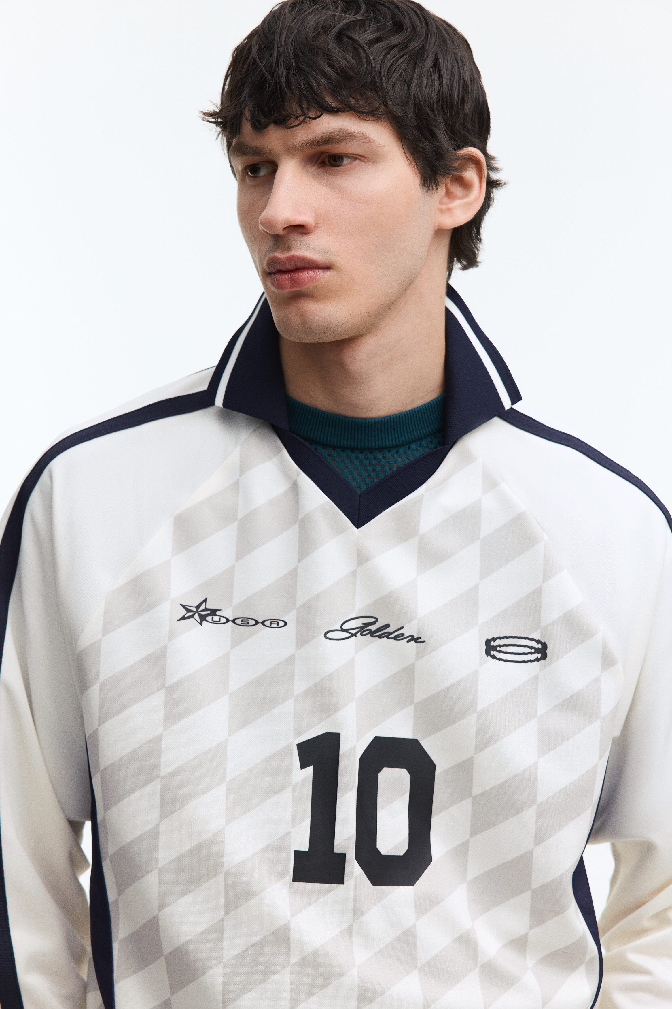 Loose Fit Printed Football Shirt - image 2