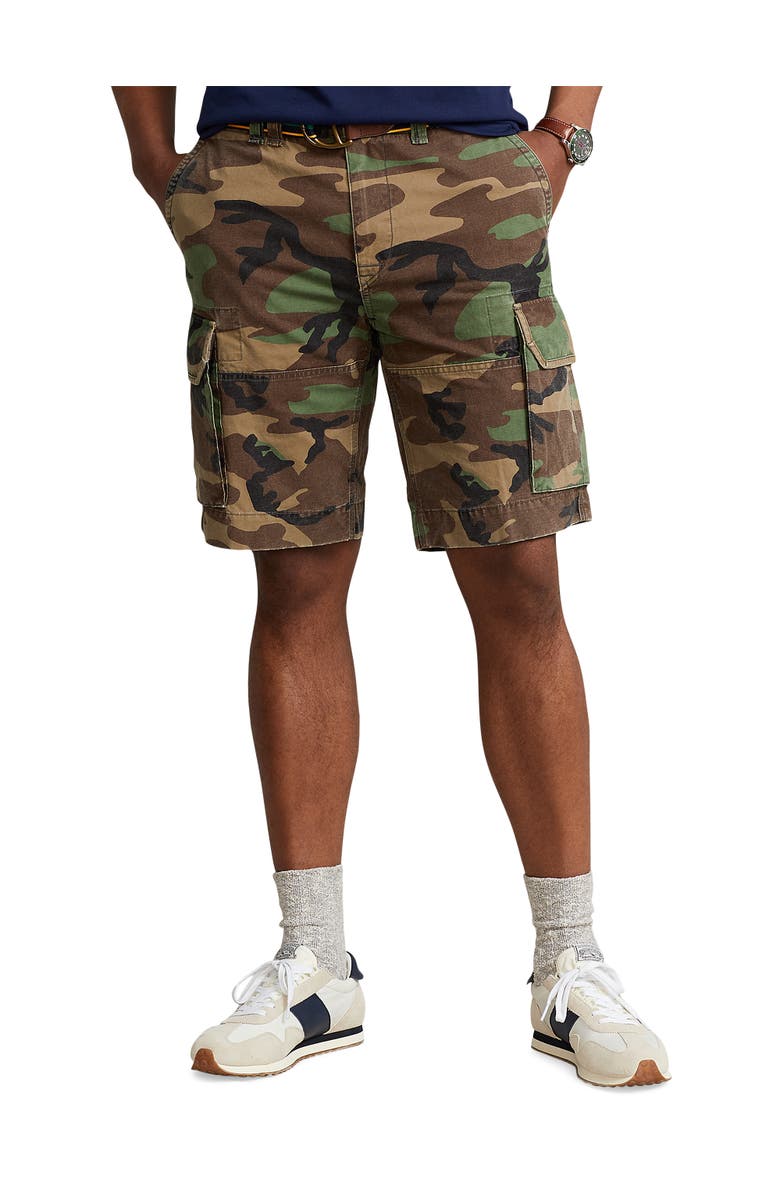 Polo Ralph Lauren Big & Tall Camo Gellar Cargo Shorts, Main, color,