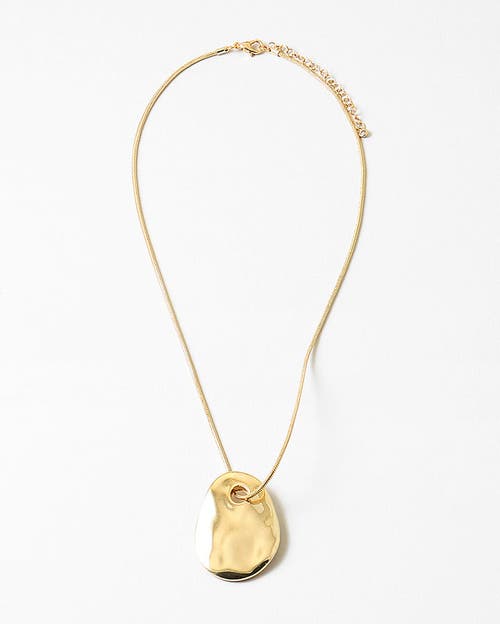 Erin Mcdermott Jewelry City Streets Gold Disc Necklace