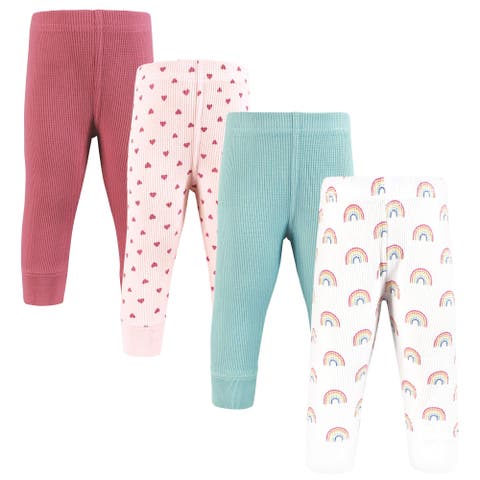 Warm Slim-Fit Ankle Pants 4-Piece Set (Baby)