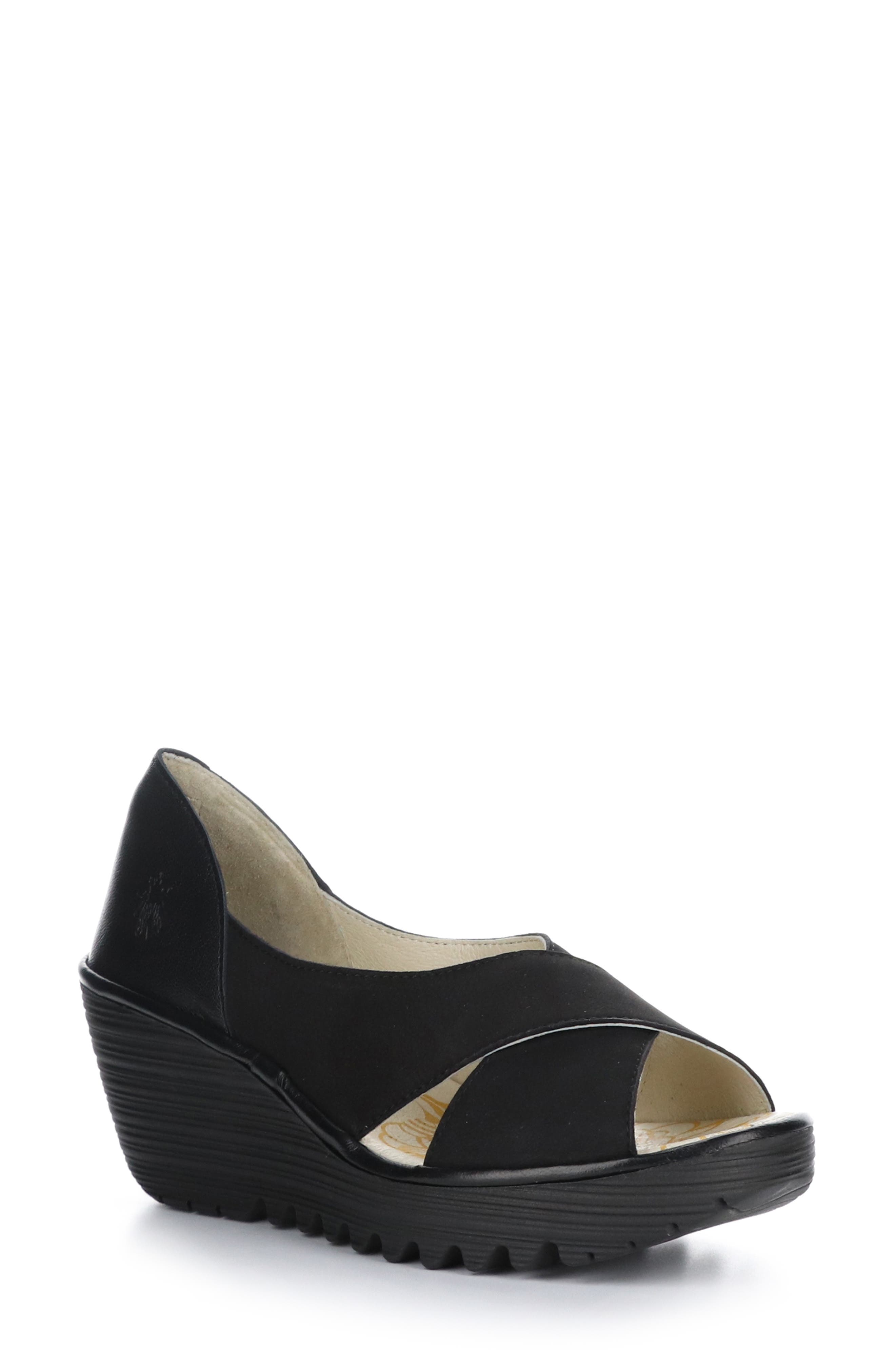 Fly London Yoma Wedge Sandal, Main, color, 