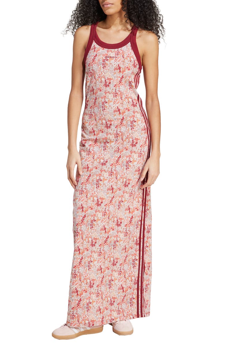 adidas Originals x Liberty London Racerback Maxi Dress, Main, color, 