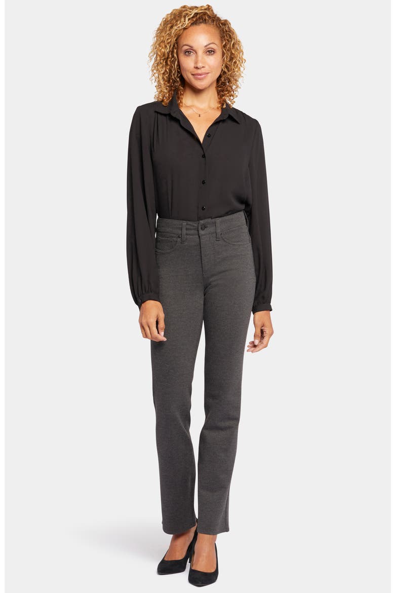 Sculpt-Her™ Marilyn Straight Leg Pants, Alternate, color, CHARCOAL HEATHERED