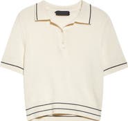 Nili Lotan Carline Cashmere Polo Sweater