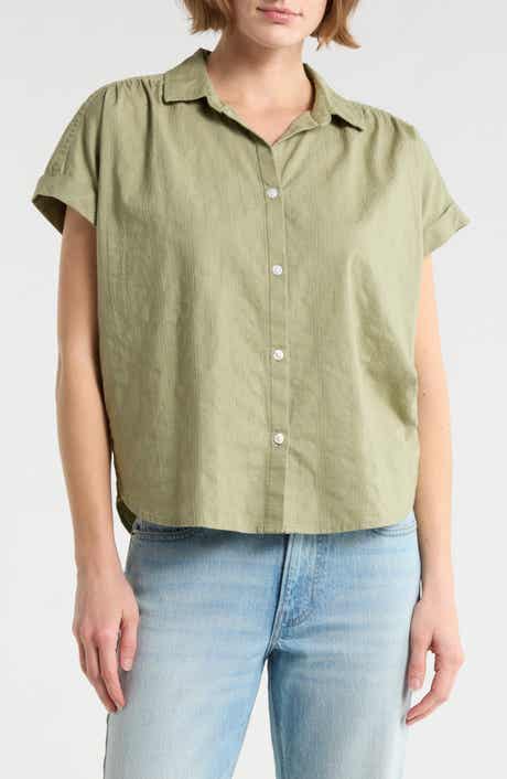 beachlunchlounge Short Sleeve Button Down Shirt
