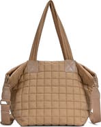 Madison West Large Quilted Shoulder Bag