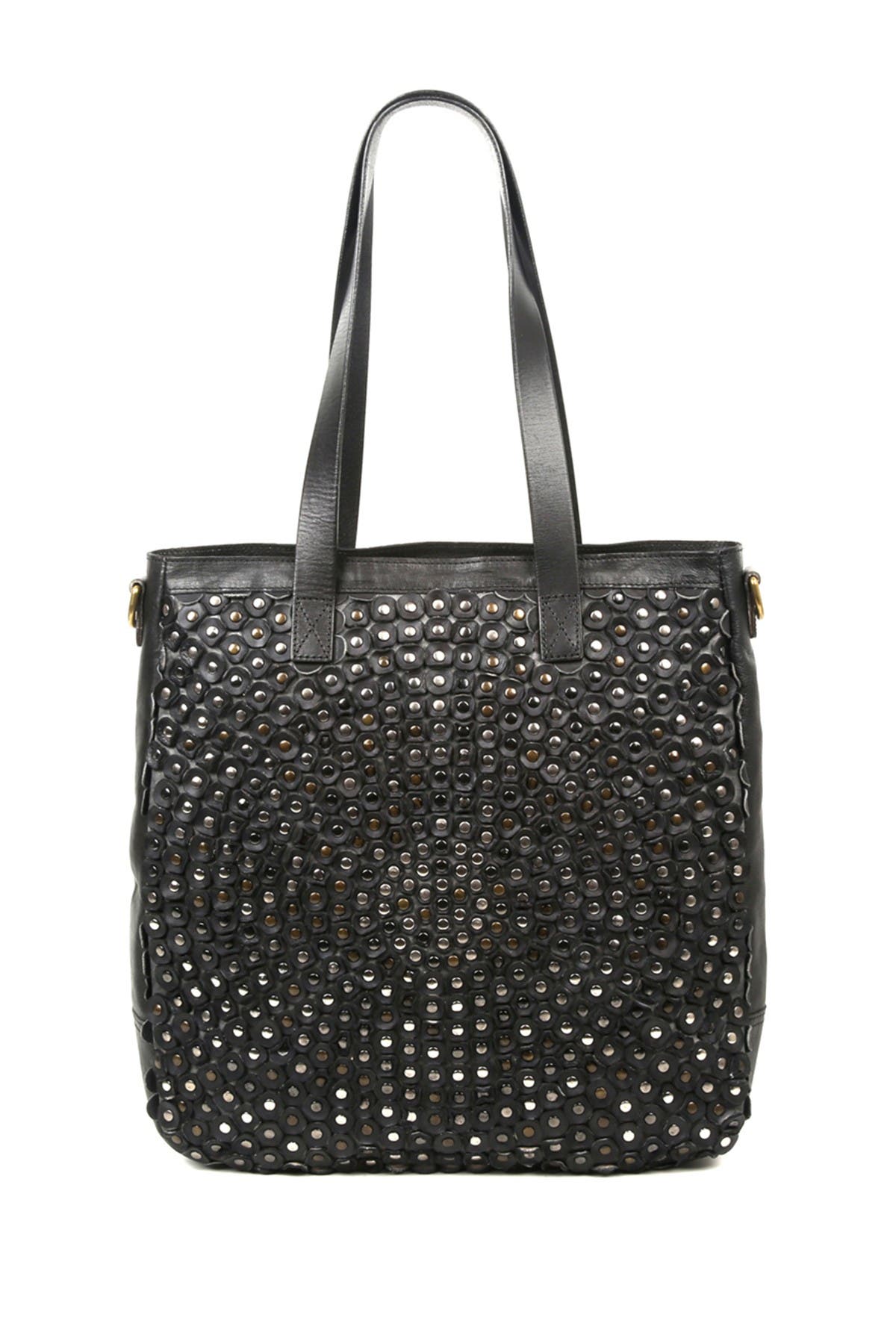 OLD TREND Stellar Stud Leather Tote Bag, Main, color, 