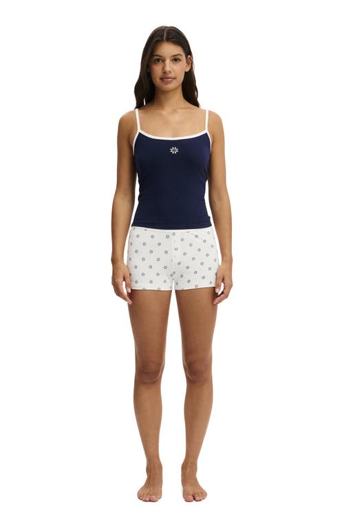 Cotton On Body Peached Jersey Longline Cami In Blue