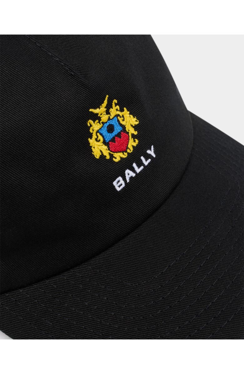 Bally Baseball Hat in Cotton With the Bally Crest, Alternate, color,