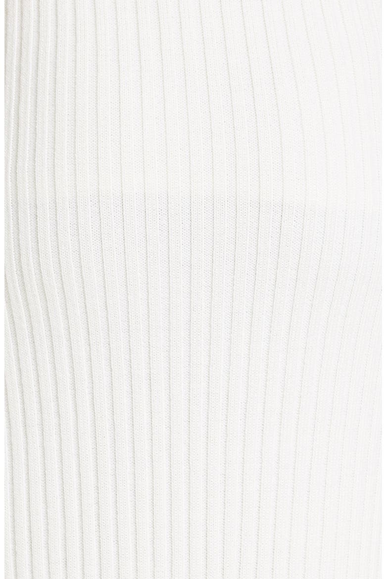 Rib Knit Midi Skirt, Alternate, color, BONE