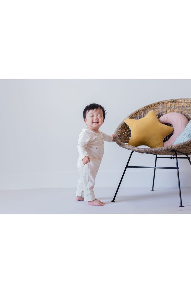 Pehr Celestial Organic Cotton Romper, Alternate, color, 