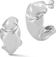 GLAZE JEWELRY Abstract Bold Hoop Earrings