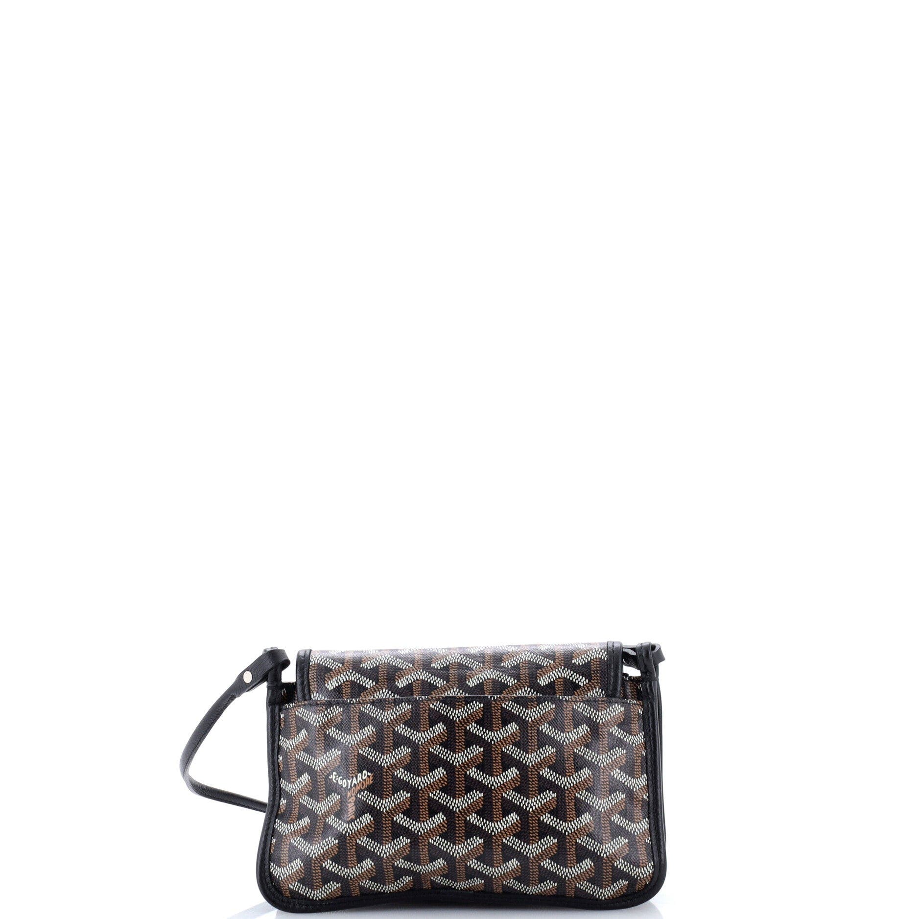 Plumet Clutch Wallet Coated Canvas, Alternate, color, Black