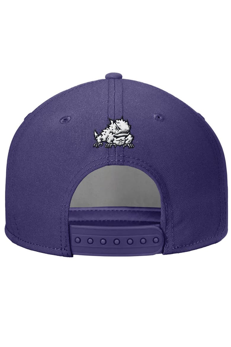 Men's Nike Purple TCU Horned Frogs Rise Adjustable Hat, Alternate, color, Purple