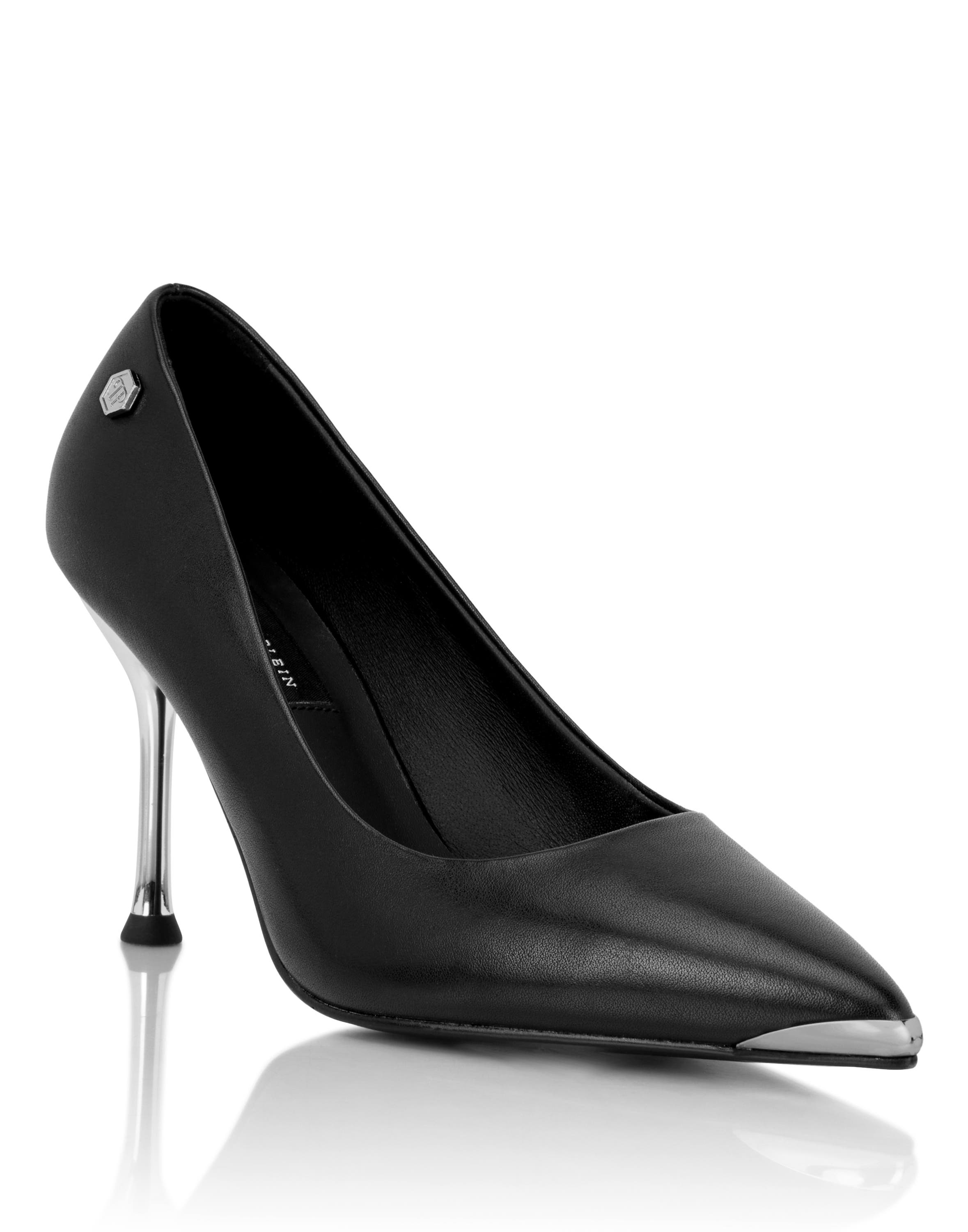 Nappa Decollete Hi-Heels Pump H110 Hexagon Women, Main, color, black