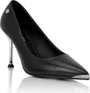 PHILIPP PLEIN Nappa Decollete Hi-Heels Pump H110 Hexagon Women