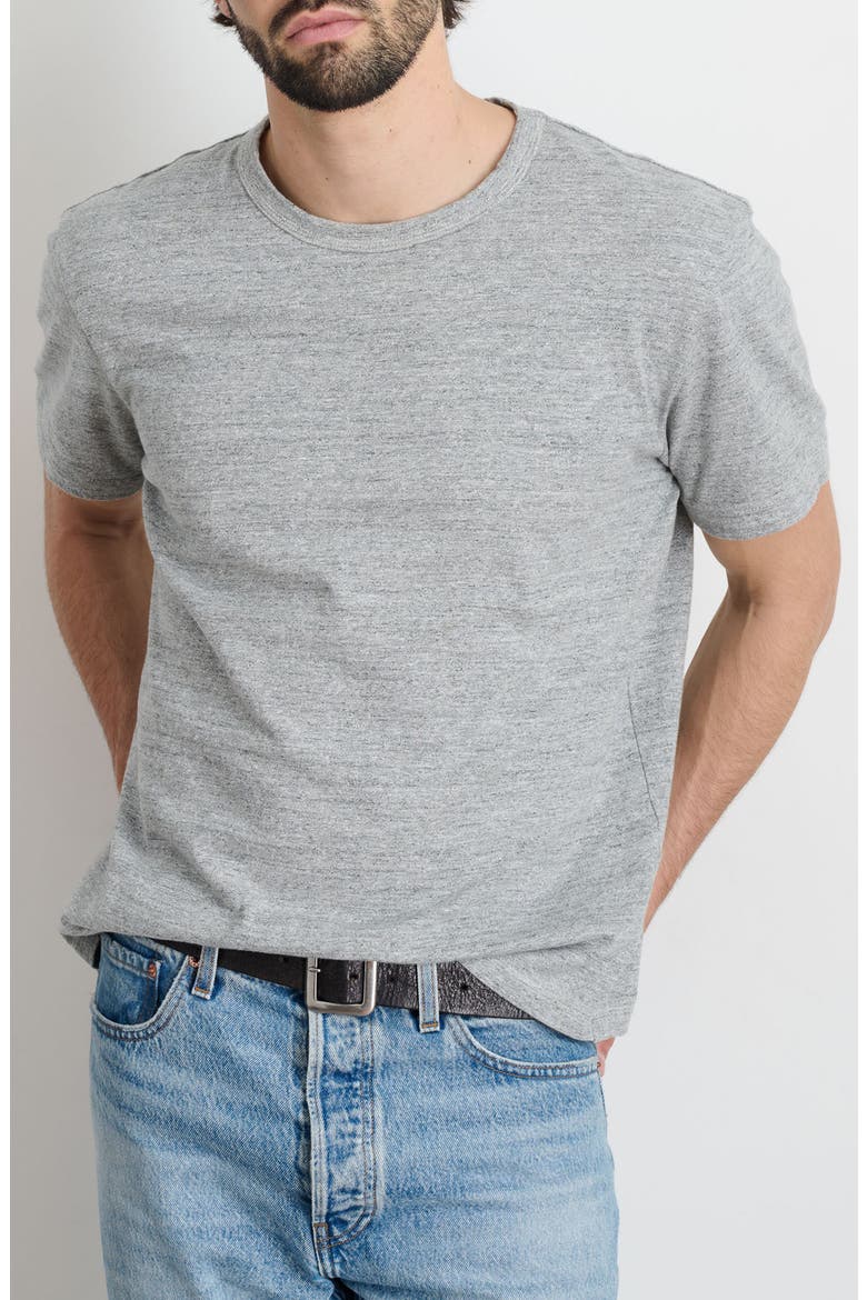 Standard Heathered T-Shirt, Main, color, HEATHER GREY