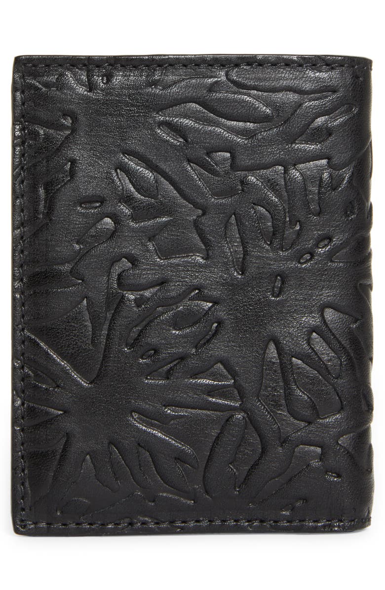 Comme des Garçons Wallets Forest Embossed Leather Bifold Wallet, Alternate, color, 