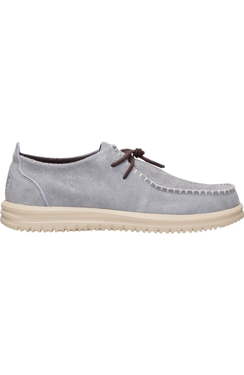 Hey Dude Wally NXT Moc Toe Lace-Up, Alternate, color, Grey