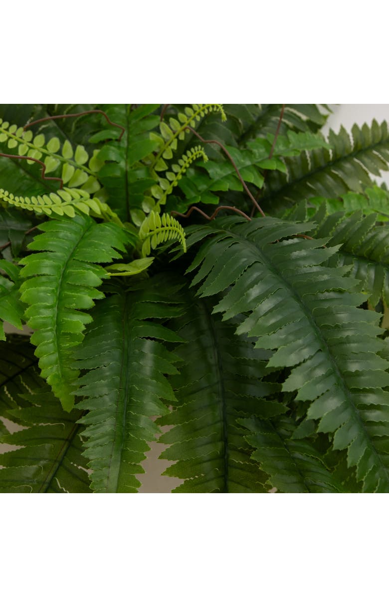NEARLY NATURAL 40-in UV Resistant Artificial Boston Fern (Indoor/Outdoor) - Set of 2, Alternate, color, Green