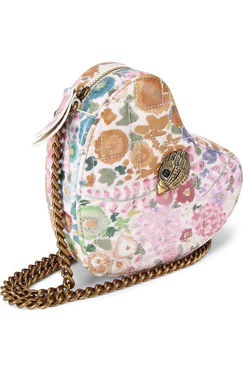 Kurt Geiger London Kensington Heart Crossbody Bag, Alternate, color, Floral Multi