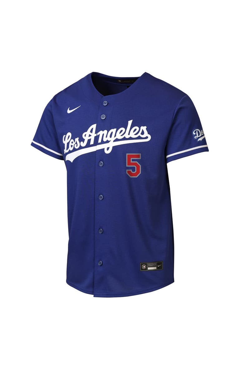 Youth Nike Freddie Freeman Royal Los Angeles Dodgers Alternate Stadium Jersey, Alternate, color, Royal