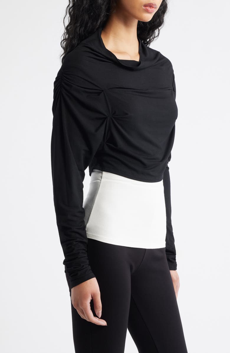 ARTLESS FOREVER Strata Layered Top, Alternate, color, Black White