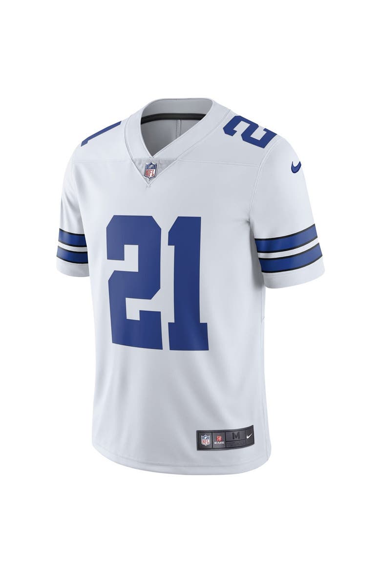 Men's Nike Ezekiel Elliott White Dallas Cowboys Vapor Limited Player Jersey, Alternate, color, White