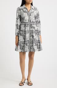 Lilly Pulitzer® Angie Mix Print Minidress