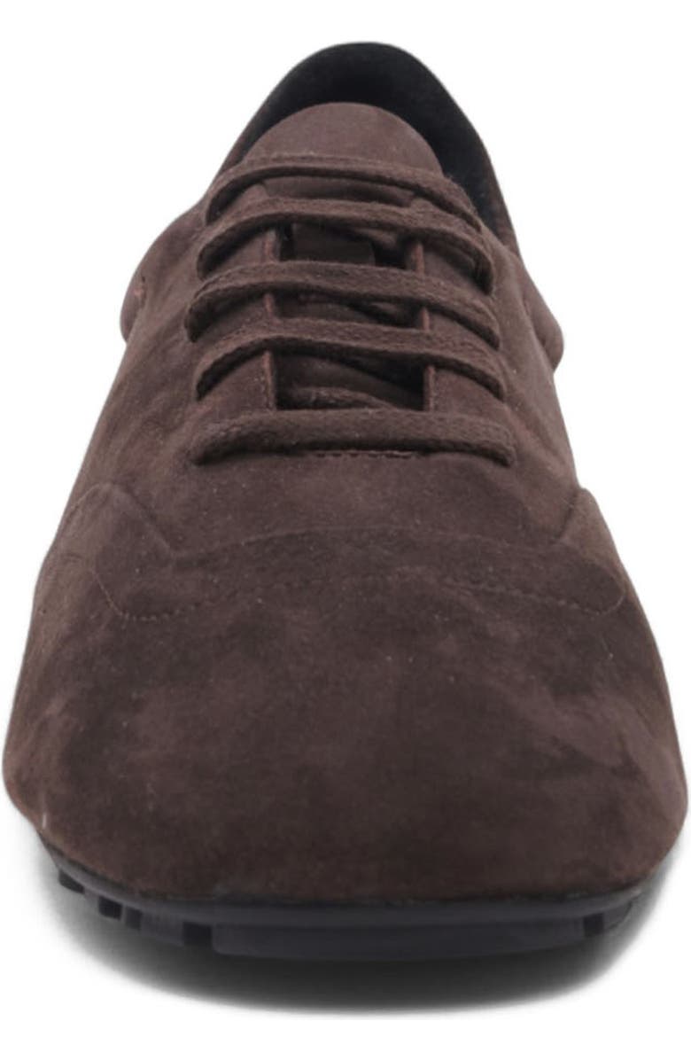 Aquatalia Qrystal Weatherproof Sneaker, Alternate, color, Espresso Suede