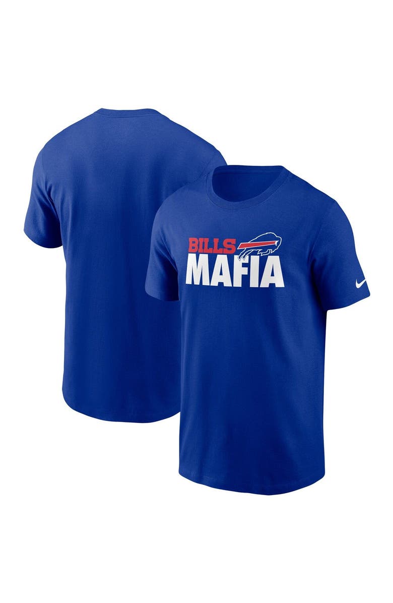 Nike Men's Nike Royal Buffalo Bills Hometown Collection Mafia T-Shirt, Main, color, 