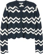 Madewell Kassa Wavy-Knit Cardigan