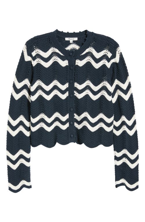 Madewell Kassa Wavy-knit Cardigan