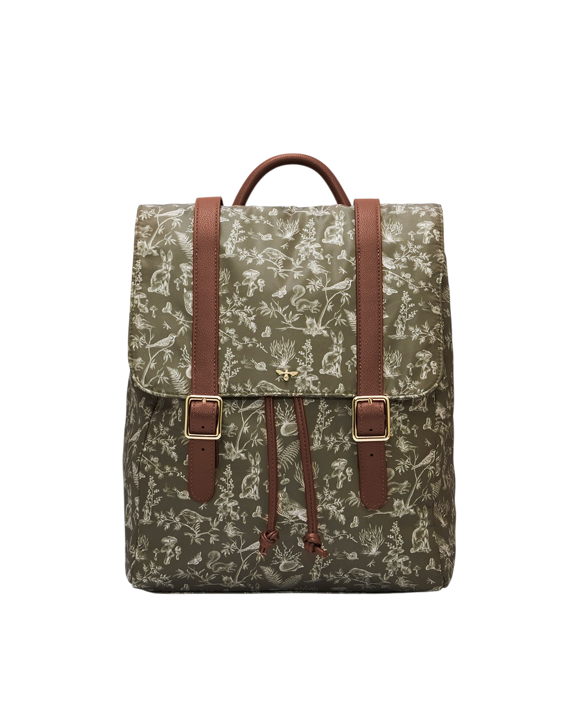 Flora Orla Scene Print Backpack, Main, color, Khaki