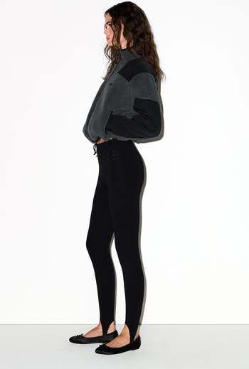 Faux Shearling Zip Jacket